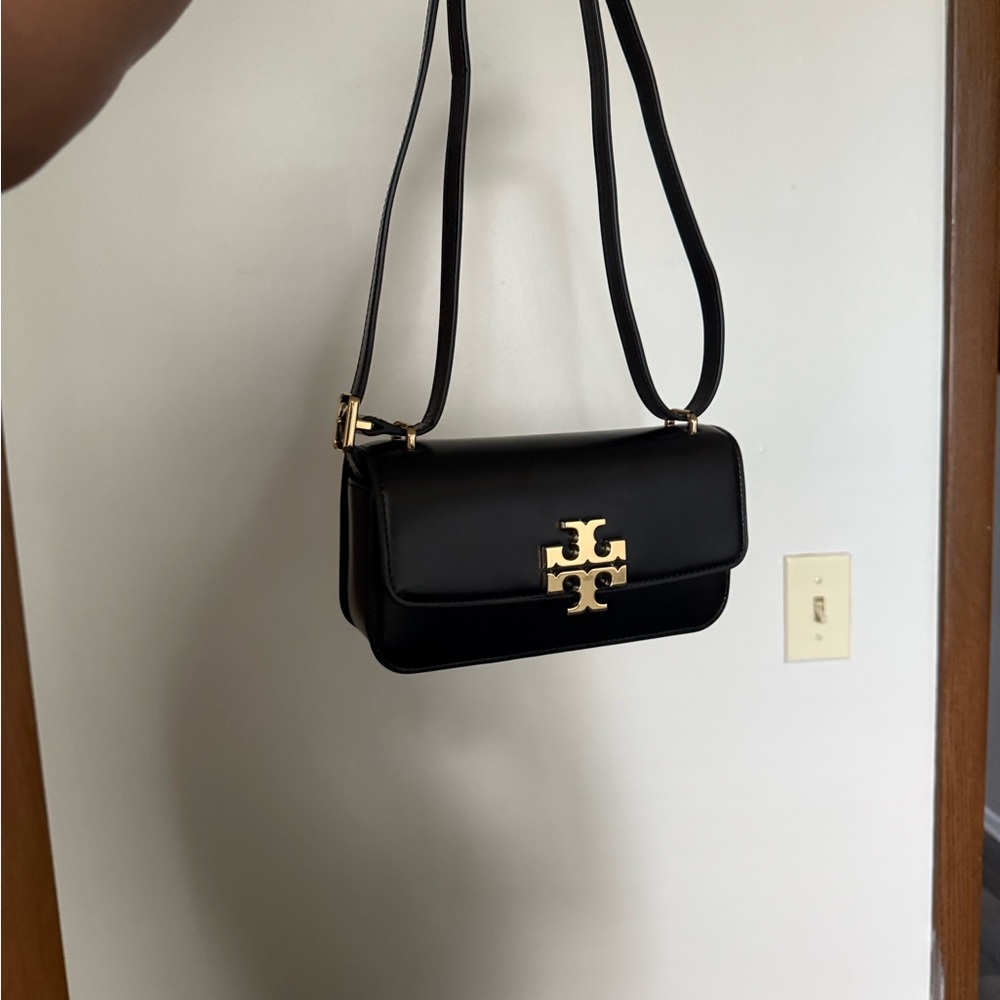 Tory Burch Black Leather Crossbody Bag